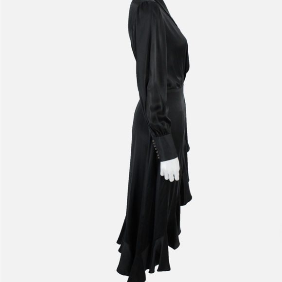 Zimmerman Asymmetrical wrap silk dress size 2 - Picture 11 of 12